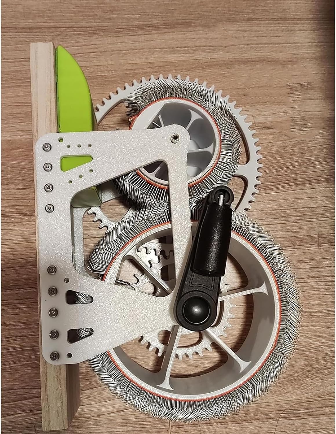 8in Drum Carder Manual Carding Machine, Wool Combing Machine, Wool Felt-Making Tool, Wool Felt Color Mixer, Fast Color Mixing, DIY Wool Felt, for DIY Craft, Handmade Enthusiasts