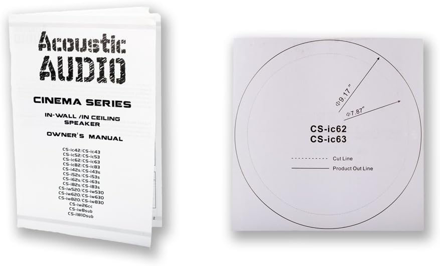 Acoustic Audio CS-IC63 in Ceiling 6.5