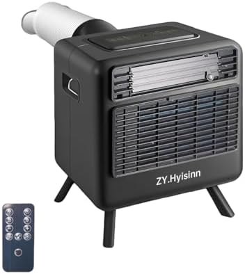 Portable Air Conditioner, 3300BTU Compact Air Cooler,Tent Air Conditioner for Van Life, Camping Tent, Outdoor, Office