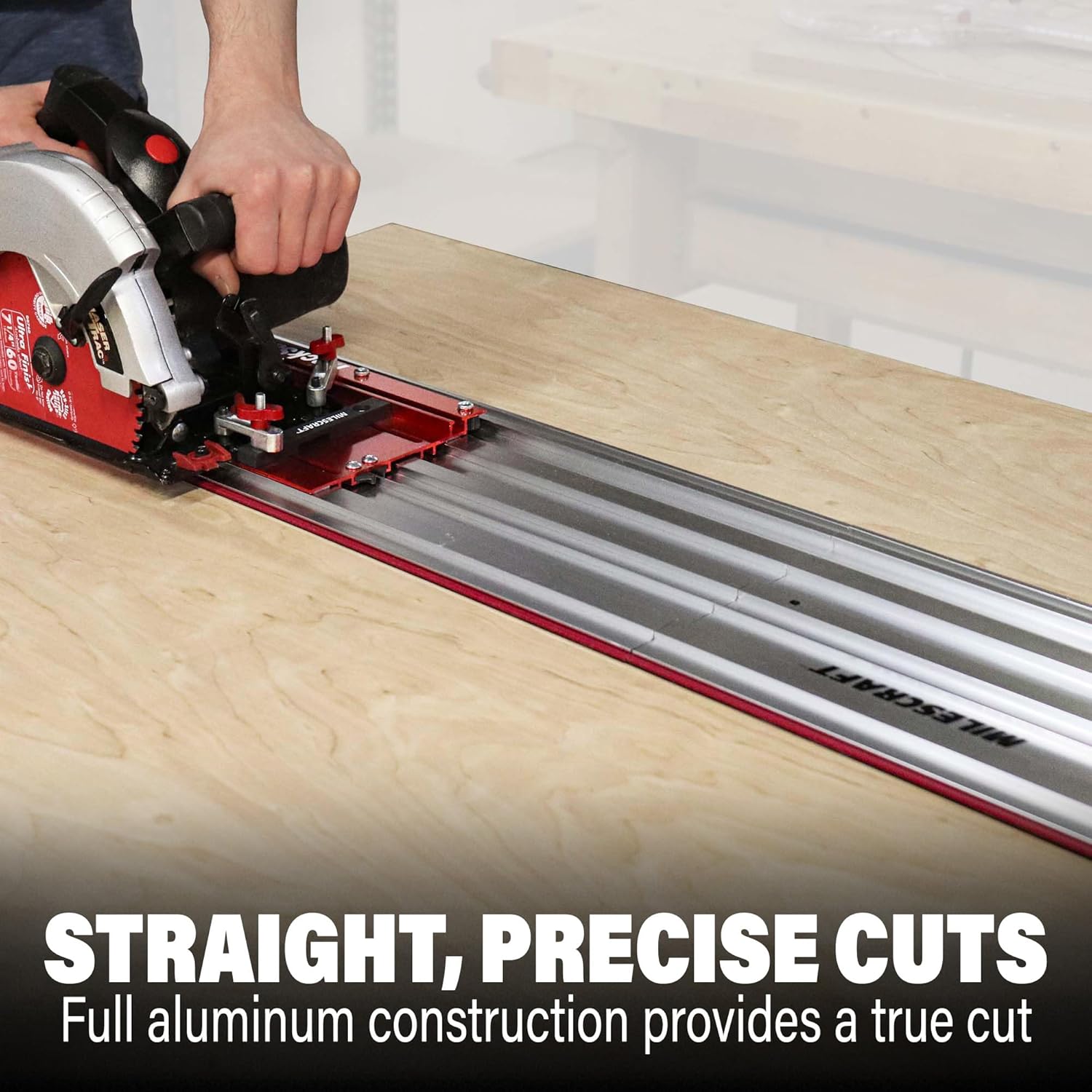 Milescraft 1409 Track Saw Guide - Universal for 7-1/4