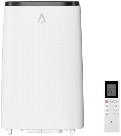 14000 BTU Portable Air Conditioner, 700 Sq Ft Coverage, 3-In-1 Cooling, Fan, Dehumidifier, 50 DB Quiet, Remote & 24-Hour Timer, for Bedroom, Office, Living Room