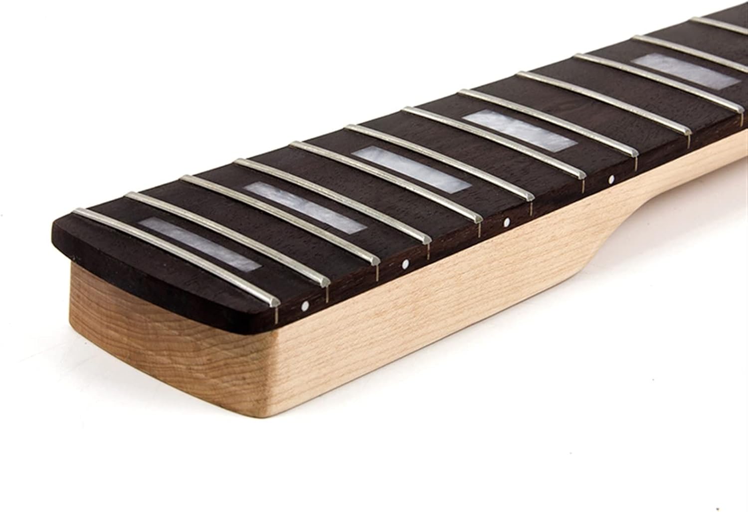 Electric Bass Guitar Neck for 4 String DIY Unfinished Maple Nut 21 Frets Bolt On Guitar Unfinished Guitar Neck (Color : 02)