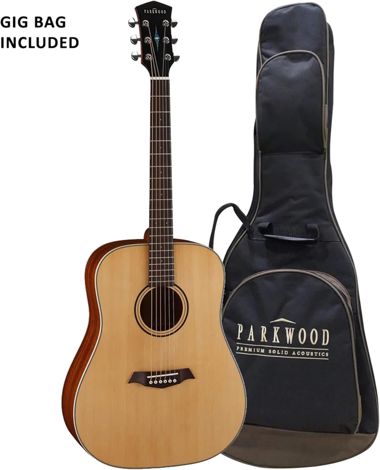 Parkwood S21 Dreadnought Body Acoustic Guitar - Natural