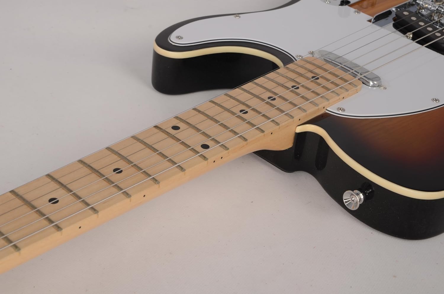 Full Size Solid Body Electric Guitar, TL Electric Guitar, Solid Body Electric Guitar, TL Series Elm Body, Maple Neck and Fingerboard Accessories, Tools and Gig Bag