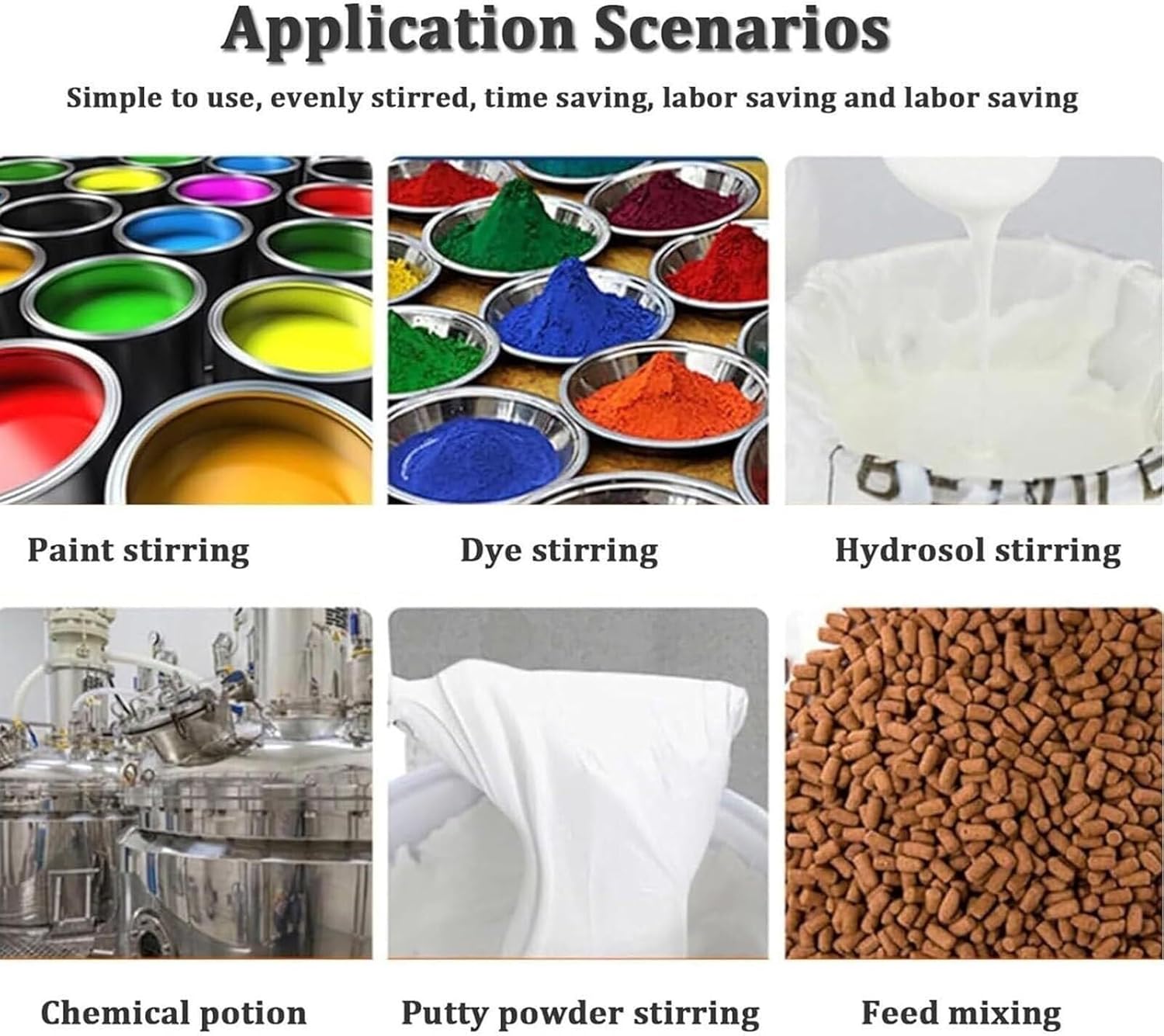 Barrel Drum Stirrer, IBC Paint Stirring Machine, 3280w Electric Tank Mixer Machine with Support Hanger, Paint Mixing Equipment for Ink Dissolver Agitator