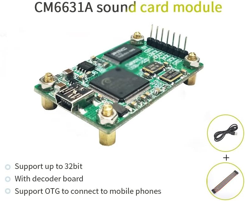 Sound Card Module Digital Interface to I2S 32bit/192K with Decoder Board HiFi Digital Audio Board