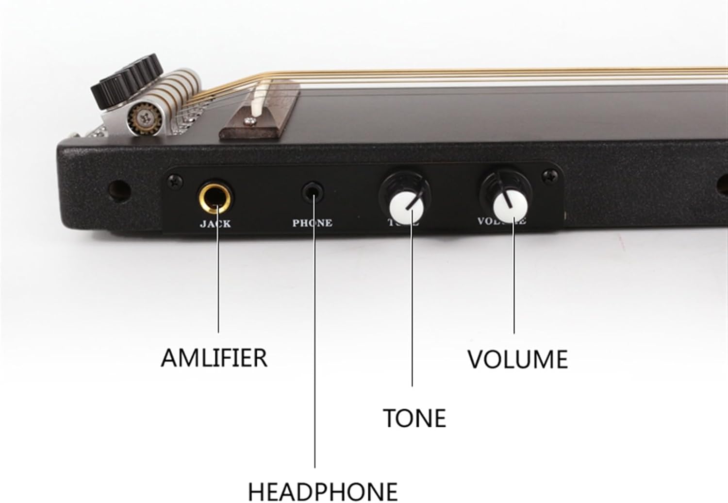 VENEKA Headless Electric Guitar Full Scale Length Headless Silent Travel Electric Guitar Right/Left Hand Portable Foldable Guitar (Color : Right 02)