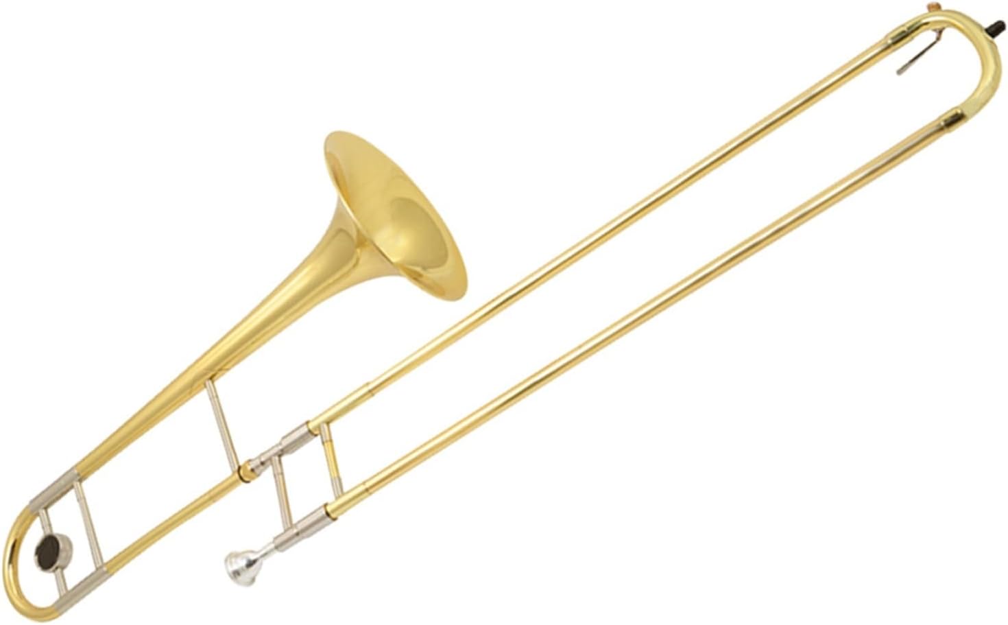 Adult Trombone Instrument Trombone B Flat Tenor Brass Pull Pipe Beginner Playing Adult Golden Instrument