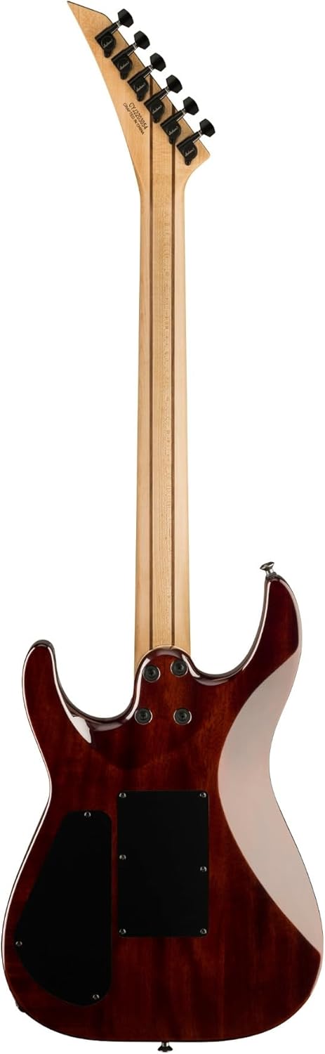 Jackson Pro Plus Dinky DKAQ 6-String Electric Guitar (Ghost Burst) Bundle with Jackson Heavy Duty Hardshell Case (2 items)