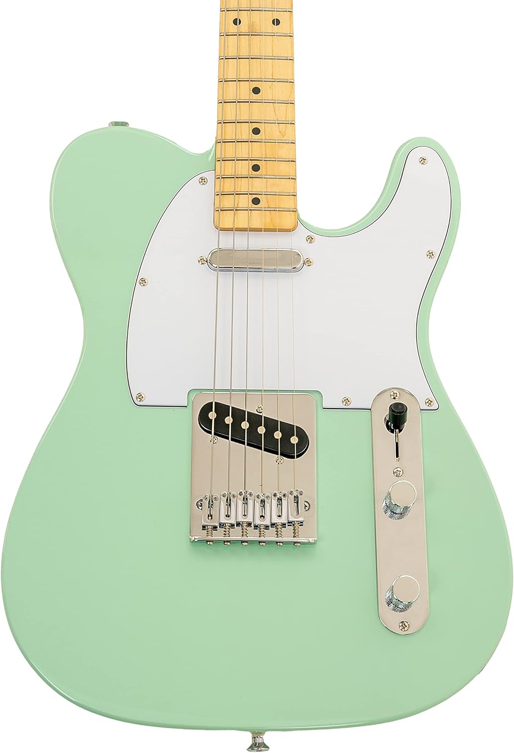 Fender Affinity Series Telecaster - Surf Green Bundle with Gig Bag, Tuner, Strap, Picks, and Austin Bazaar Instructional DVD