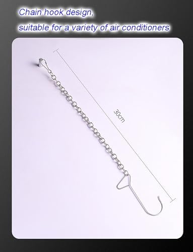 Adjustable Ceiling Air Vent, Washable & Chain-Fixed Design, Prevents Condensation, Optimizes Airflow, Perfect for Home & Office, Height Adjustable Ventilation Solution