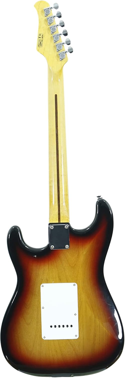 IYV 6 String Solid-Body Electric Guitar, Right, Sunburst (IS-200 SB), 41.73 x 16.54 x 3.15 inches