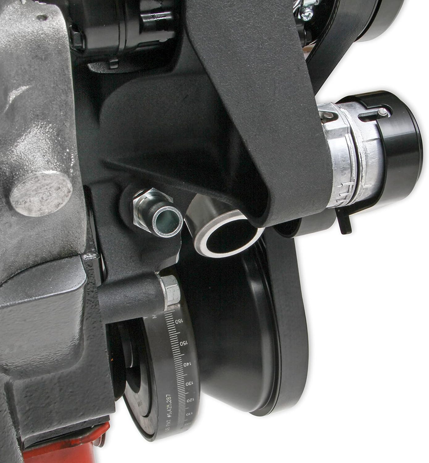 Holley 20-242BK Big Block Chevy Mid-Mount Complete Accessory System - Black Finish