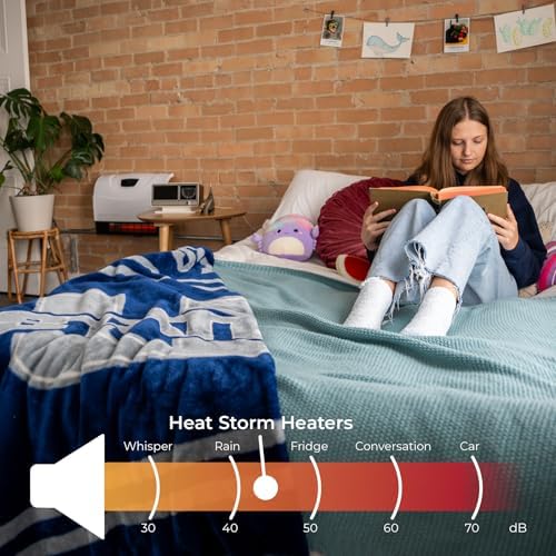 Heat Storm HS-1500-PHX-WIFI Infrared Heater, Wifi Wall Mounted