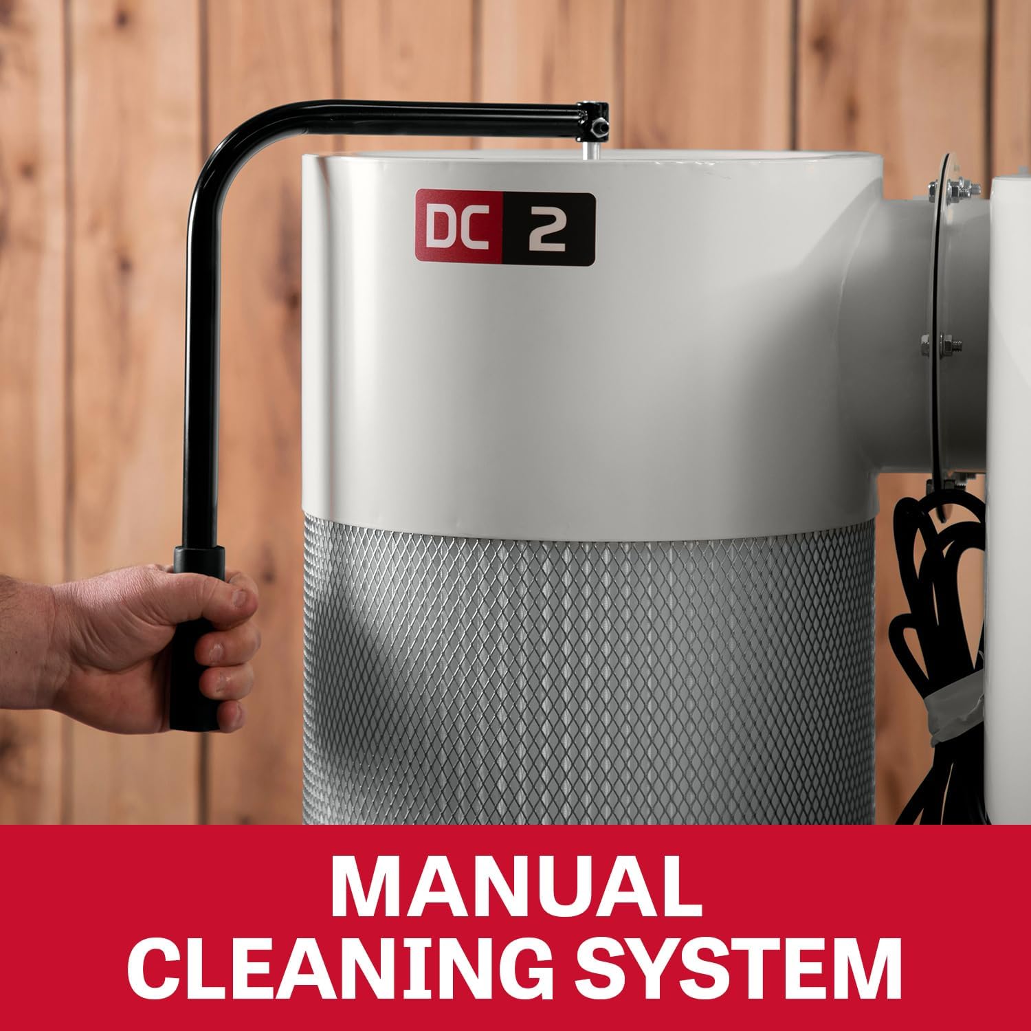 JET Cyclone Dust Collector, 2-Micron Filter, 2 HP, 230V 1Ph (Model JCDC-2)