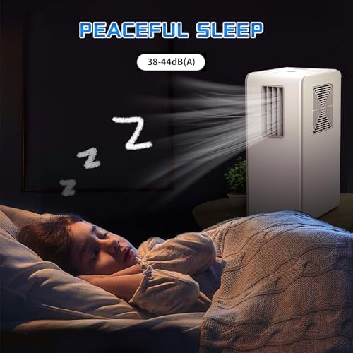 Victool Portable AC Unit Windowless, 1800BTU Portable Air Conditioner No Window for Room, 38/44dB(A) Quiet, Portable AC for Bedroom/Indoor