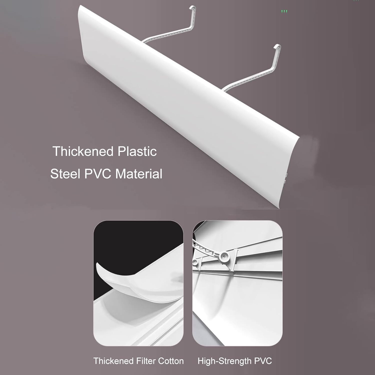 Universal Air Conditioner Deflector, Adjustable Air Conditioning Baffle, Anti-Direct Blow Baffle, Easy to Install, for Winter & Summer Use