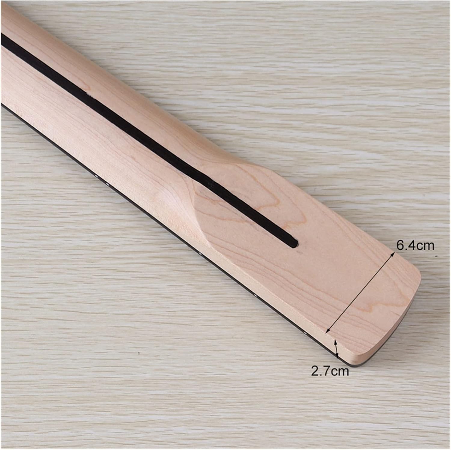 ZUZU Left Hand 4 Strings Electric Bass Guitar Neck 20 Frets Canada Maple Wood Neck Unfinished Guitar Neck