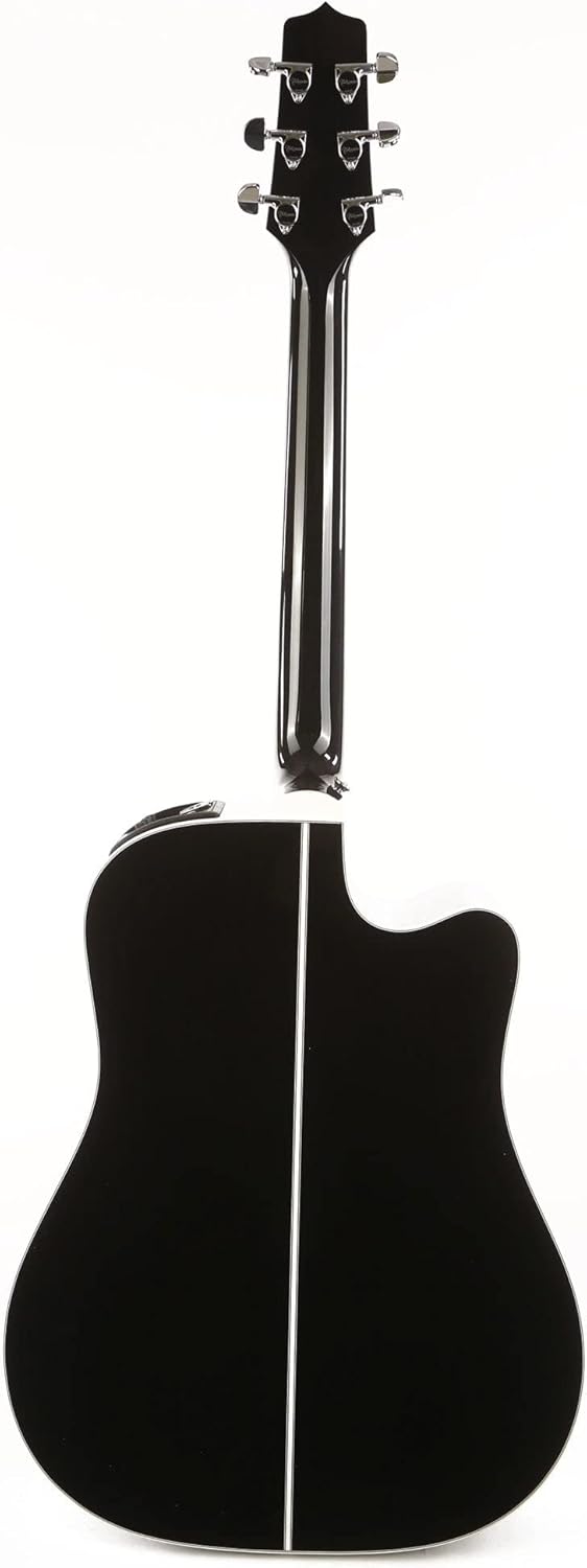 Takamine Legacy EF341SC, Left-handed Acoustic-Electric Guitar - Black