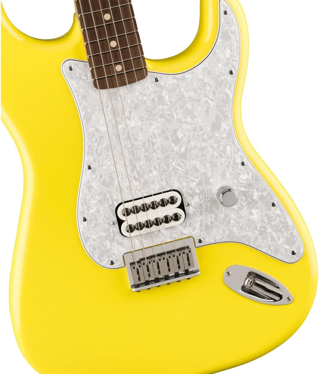 Fender Tom DeLonge Stratocaster Electric Guitar - Graffiti Yellow