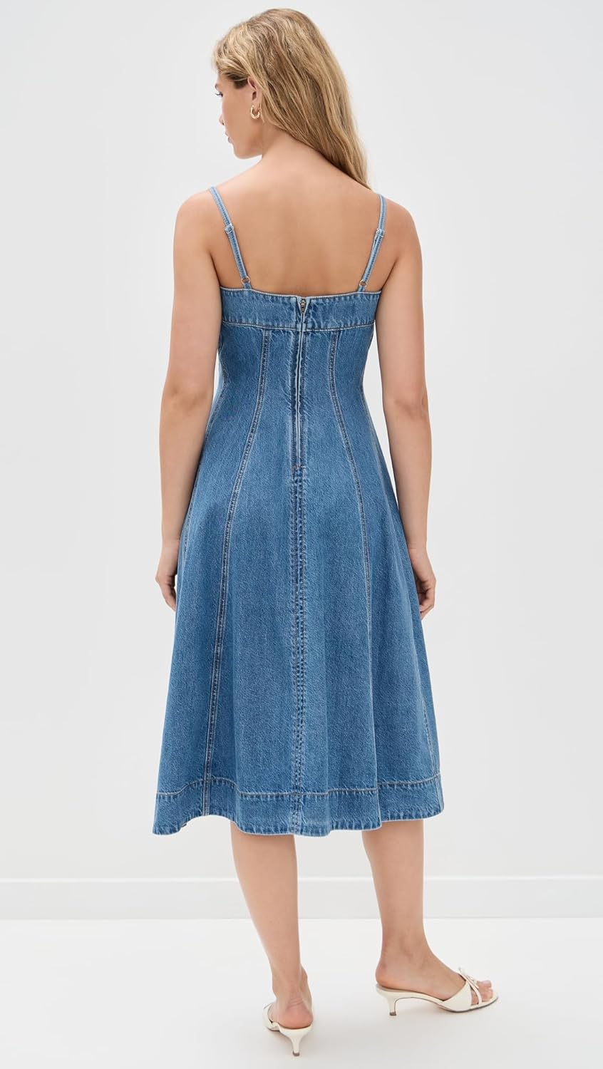 Paige Womens Pippa Midi Dress