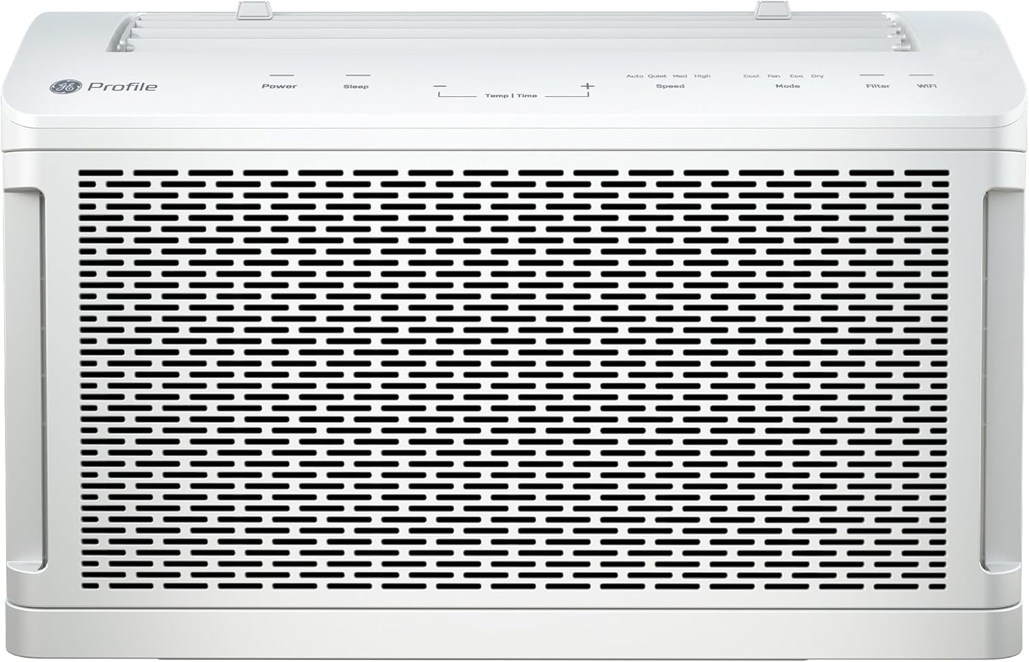 GE Profile ClearView Window Air Conditioner Unit, 8,300 BTU, U-Shaped Adjustable Depth, Energy Efficient Cooling up to 350 sq ft., Ultra Quiet, SMART Home Capable, Includes Remote, White