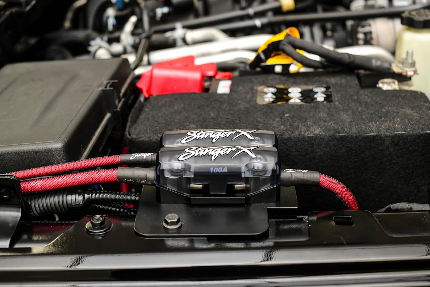 4 Gauge OFC Amplifier Wiring Kit for 2007-2021 Jeep Wrangler Unlimited by Stinger