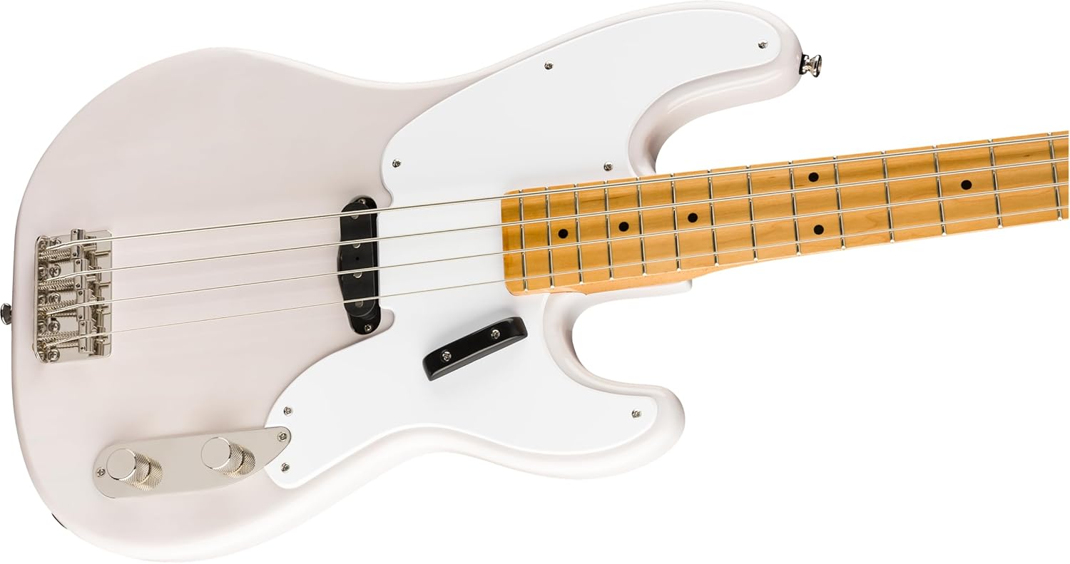 Squier Classic Vibe 50s Precision Bass, White Blonde, Maple Fingerboard