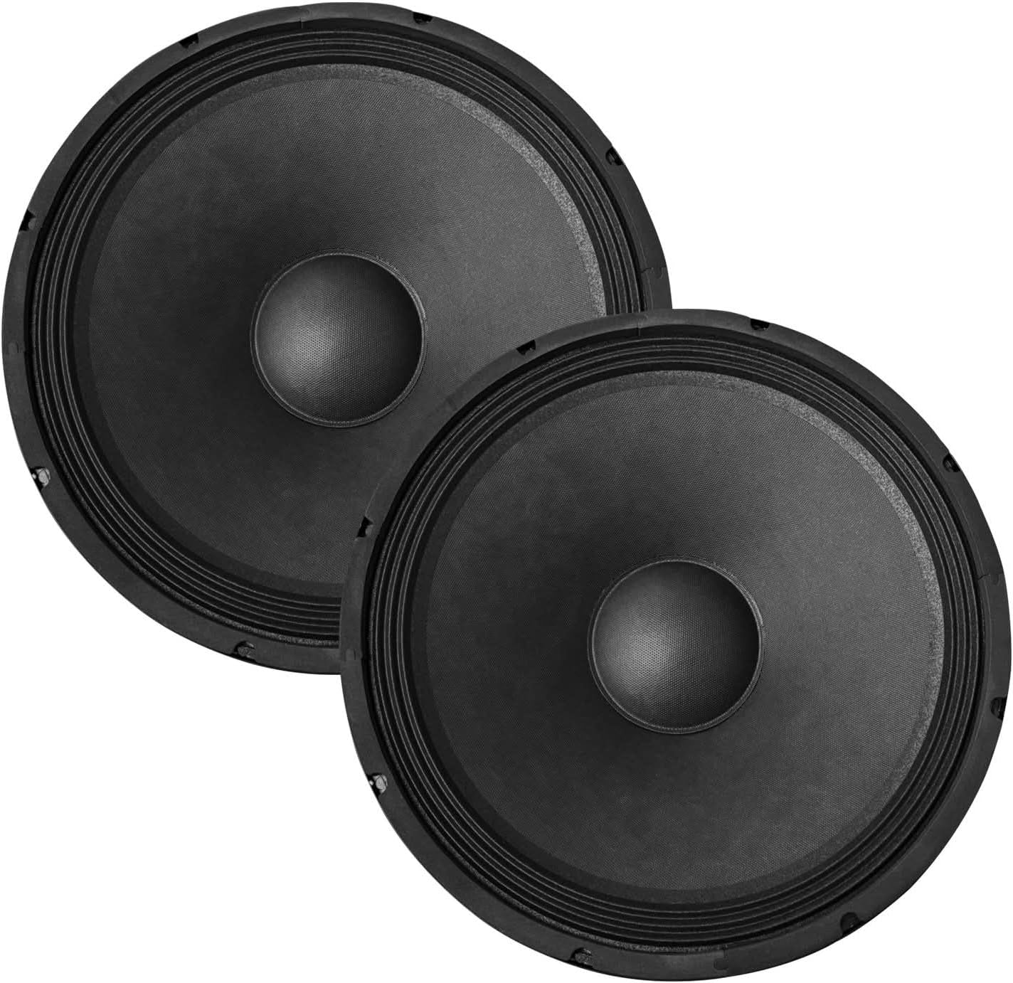 5 CORE 15 Inch Subwoofer Speaker Pair 2000W Full Range PA DJ Audio Sub Woofer Speakers 8 Ohm Deep Bass Replacement Component Subwoofers for Pro Audio Use - FR 15 140 MS 2PCS