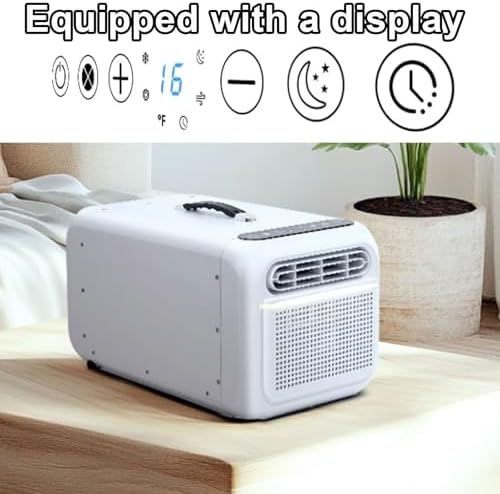 Portable Air Conditioner with Remote Control - Drain-Free Function, Touch Panel, No Installation Required for Office&Camping Use (Beige)