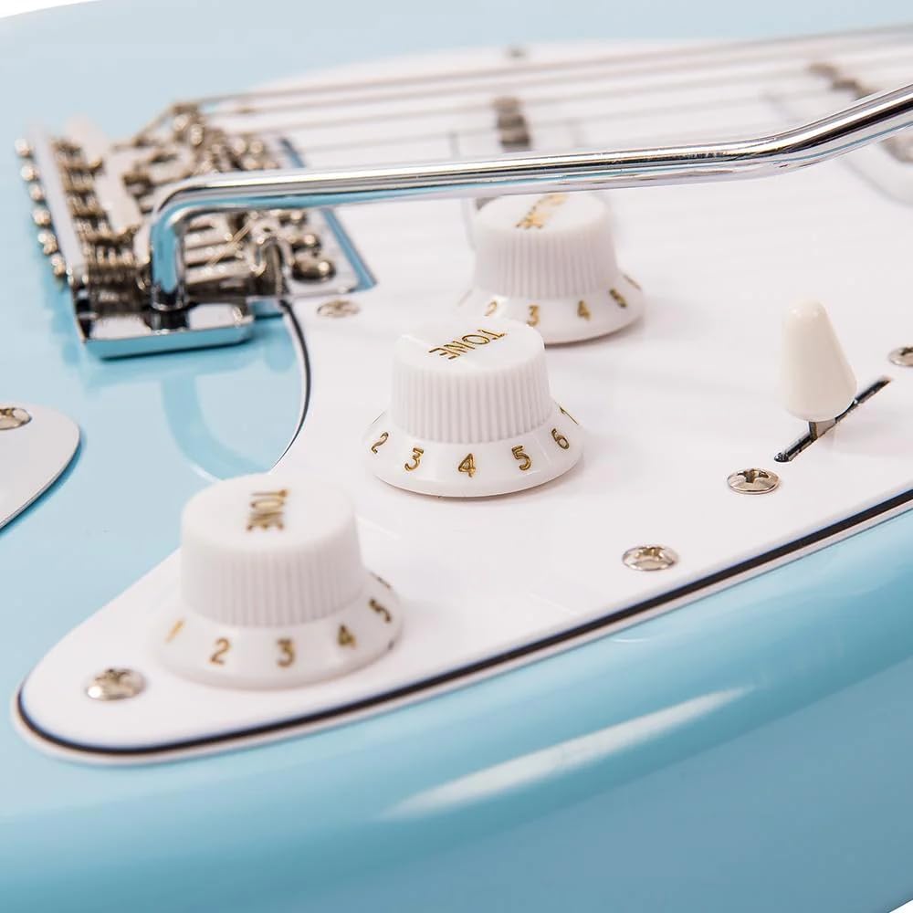 Vintage Guitars V6 Fillmore Electric Guitar - Laguna Blue