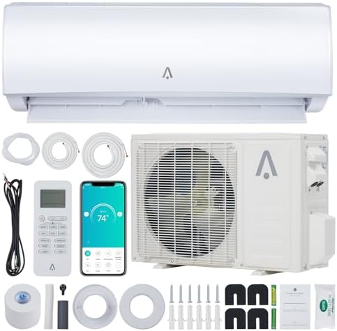 Acekool 36,000 BTU Mini Split Air Conditioner & Heater, 19 SEER2, R454B Inverter Ductless Split AC Unit with Pre-Charged Condenser & Installation Kit, Covers up to 2500 Sq. Ft., WiFi Control, 208/230V