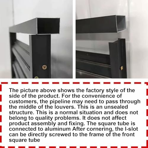 Cover Type air Conditioner Outdoor Unit,air Conditioner Fence,Anti-Theft Sturdy Aluminum AC Covers,Noise Reduction,Fence to Hide air Conditioner, Applicable to air Conditioner Outdoor Unit