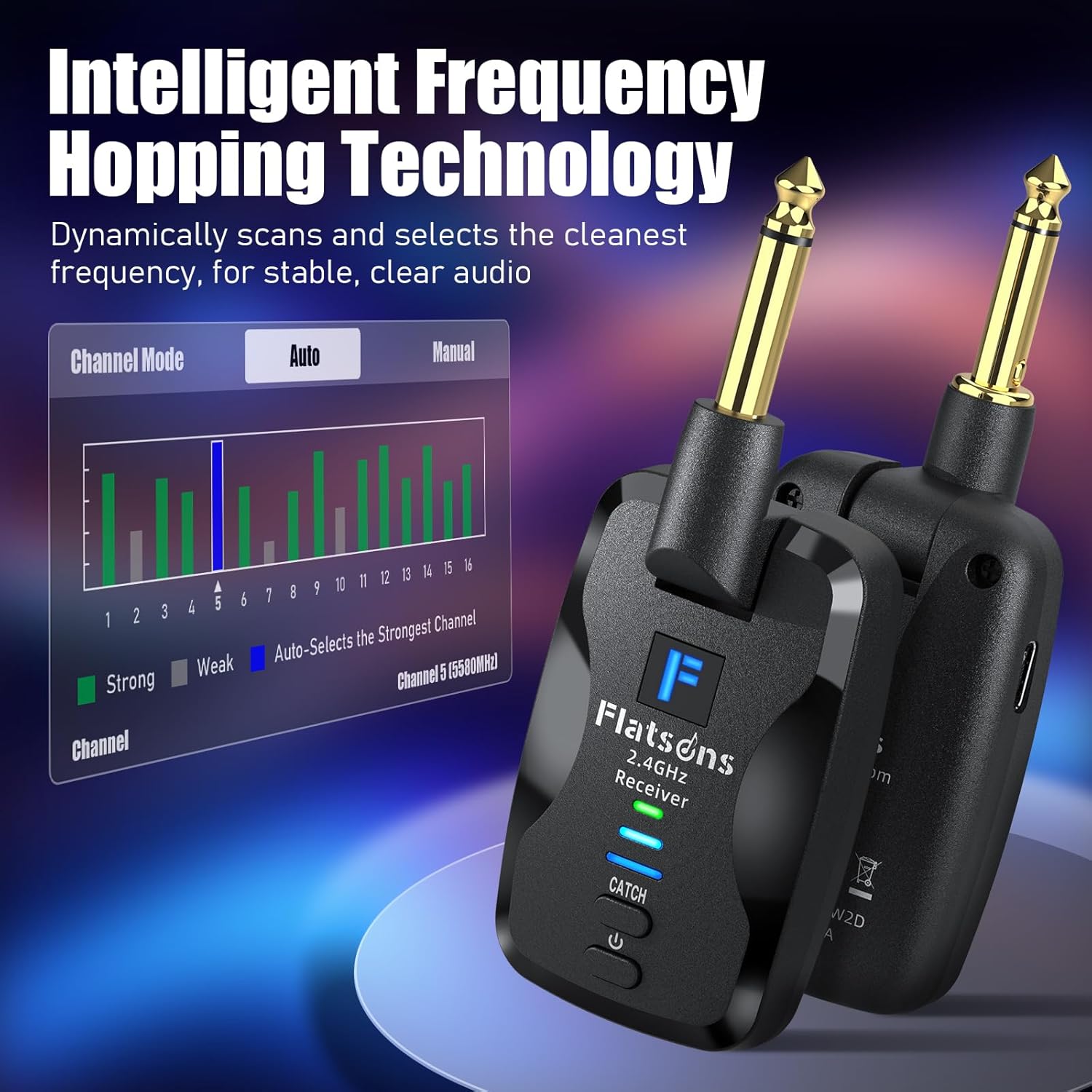 LIV-B01 Digital Piano Real Sampling 88 Key Fully Weighted Keyboard, FW2D Wireless Guitar System