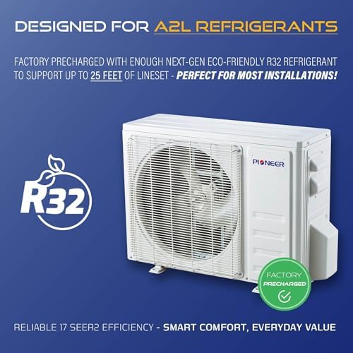 Diamante Essenza 23,000 BTU 17 SEER2 230V High-Wall Ductless Mini-Split Air Conditioner Inverter Heat Pump with 16 Ft. Kit