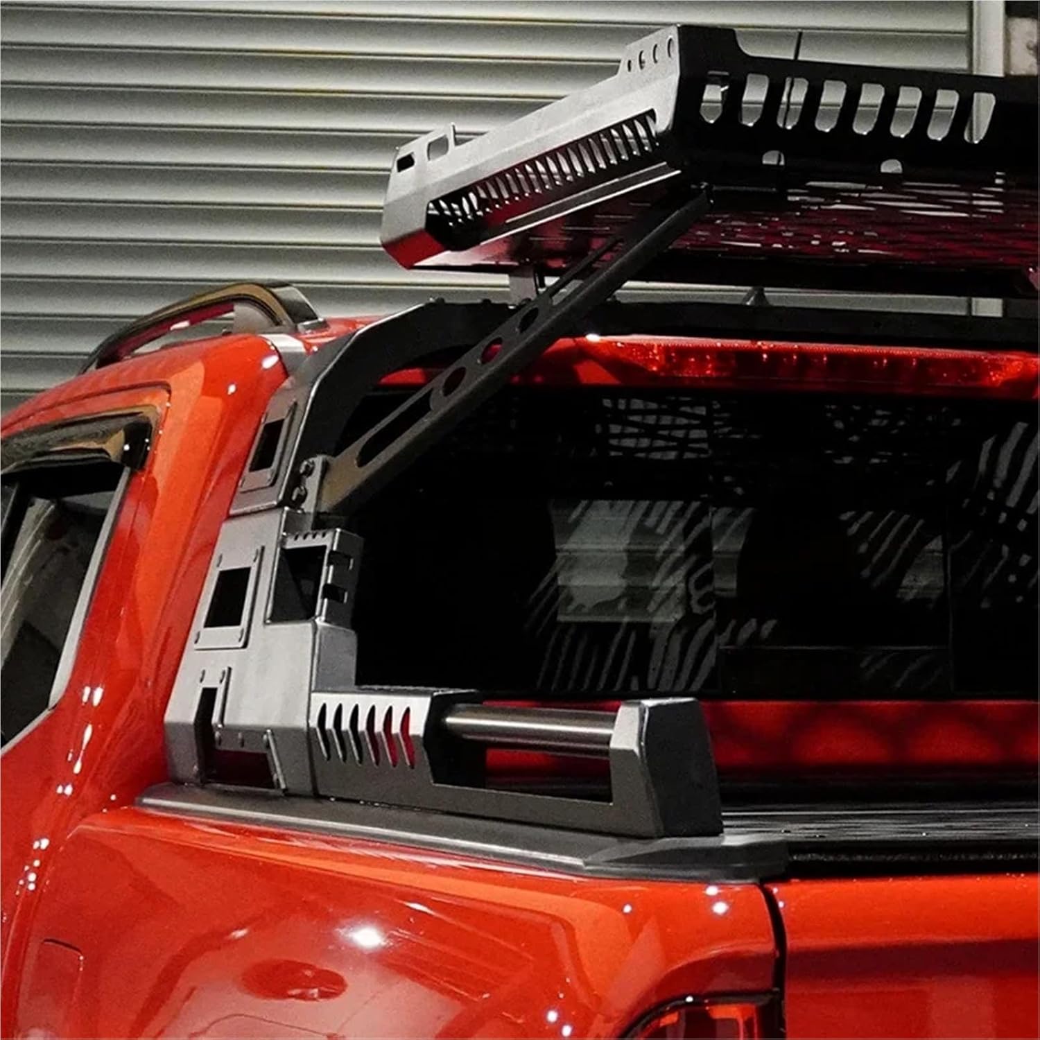 Ratto Other Exterior Accessories Steel Heavy Duty Roll Bar with Basket 4x4 Pick Up Truck Compatible with Ford F150 Roll Bar for Truck