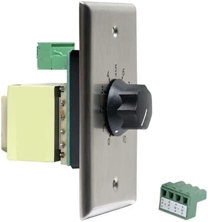 AtlasIED Deluxe Priority, Plate Mounted 35W Attenuator W/Priority Relay, 3dB Steps