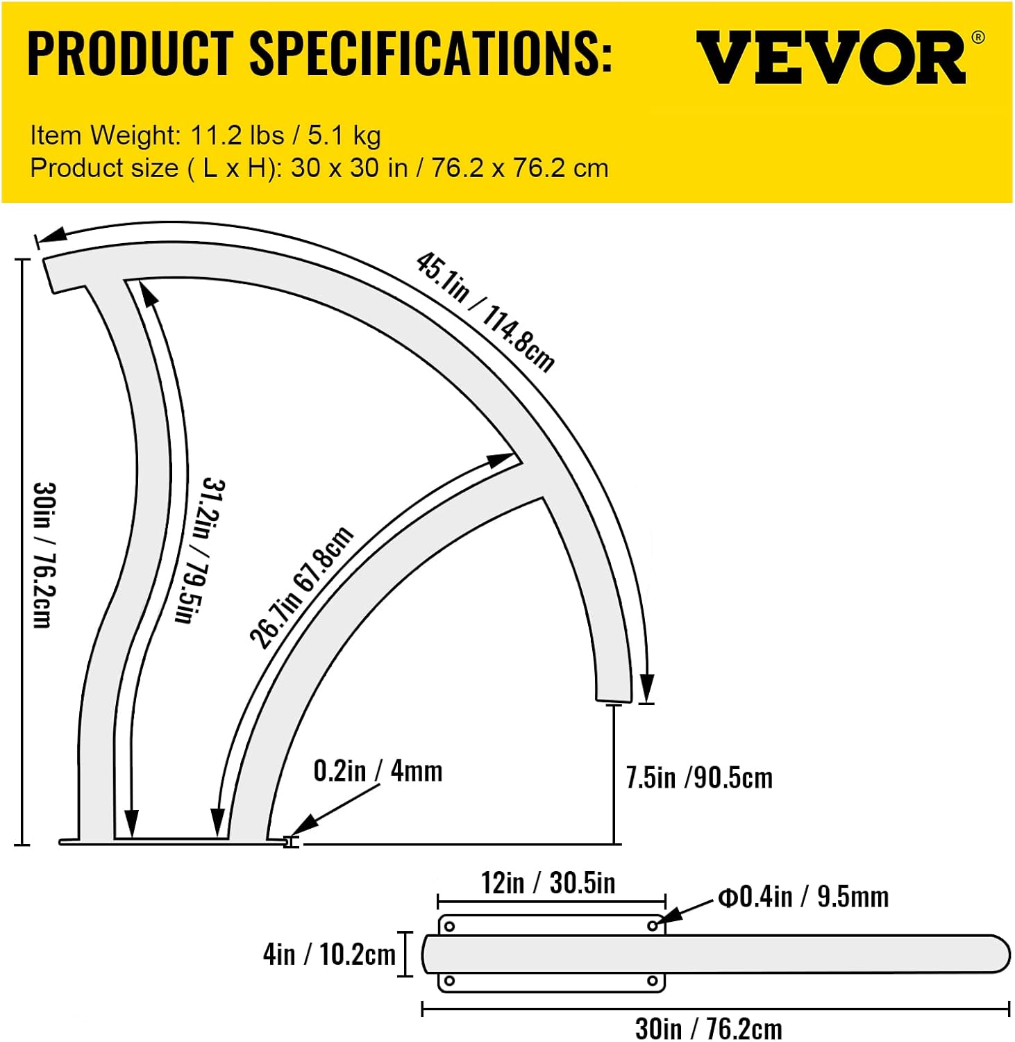 VEVOR 2Pack 30