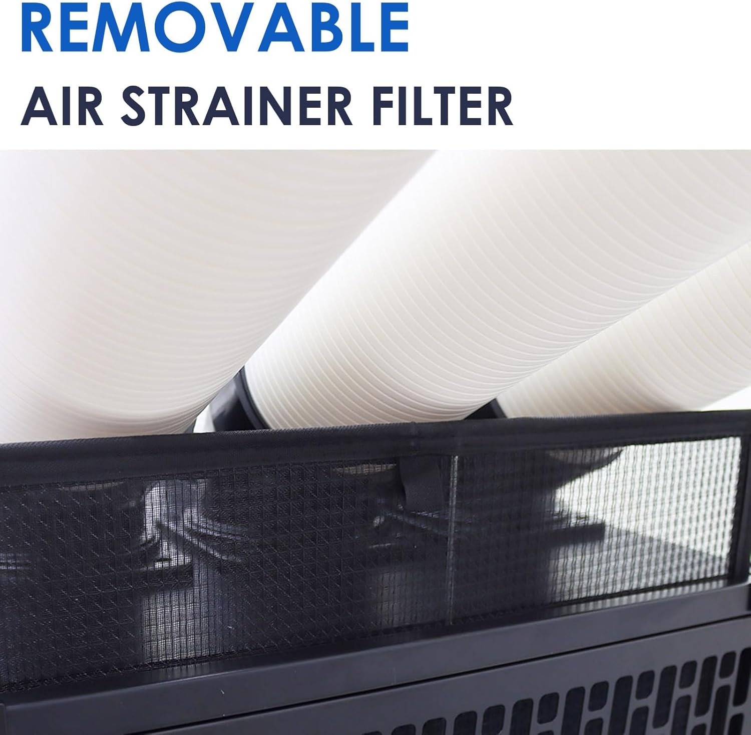 15,400 BTU Mobile Spot Cooler Double Columns Industrial Air Conditioners 780m³/h Portable Cooling Aircon for Outdoor/Indoor 220V 2100W