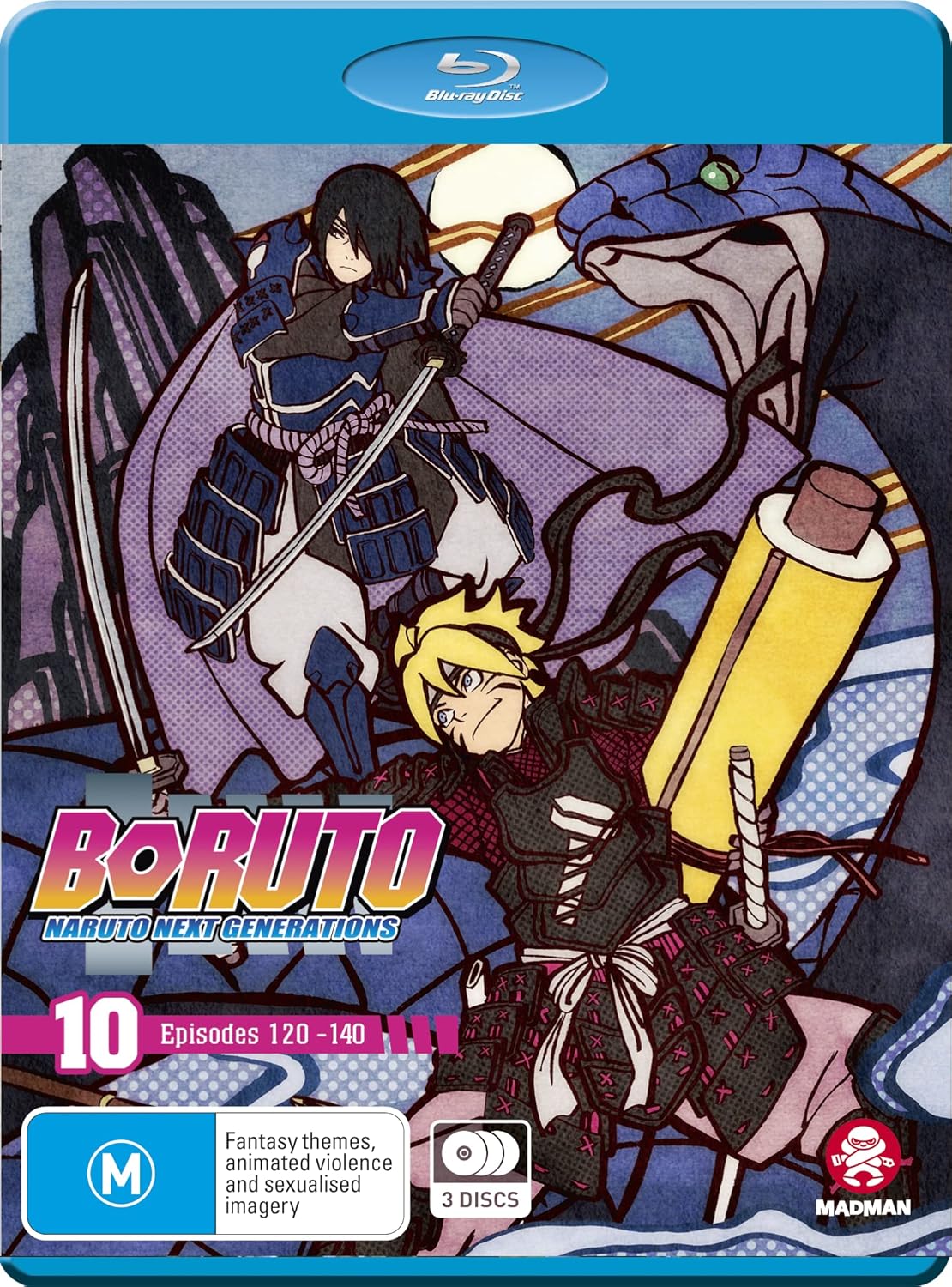 Boruto Naruto Next Generations: Part 10 | Episodes 120-240 | NON-USA Format | Region B Import - Australia