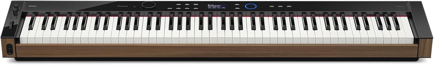 Casio Privia PX-S6000 Digital Piano - Black Bundle with CS-90P Stand, Bench, Headphones, Piano Book, Online Piano Lessons, Instructional DVD, and Austin Bazaar Polishing Cloth