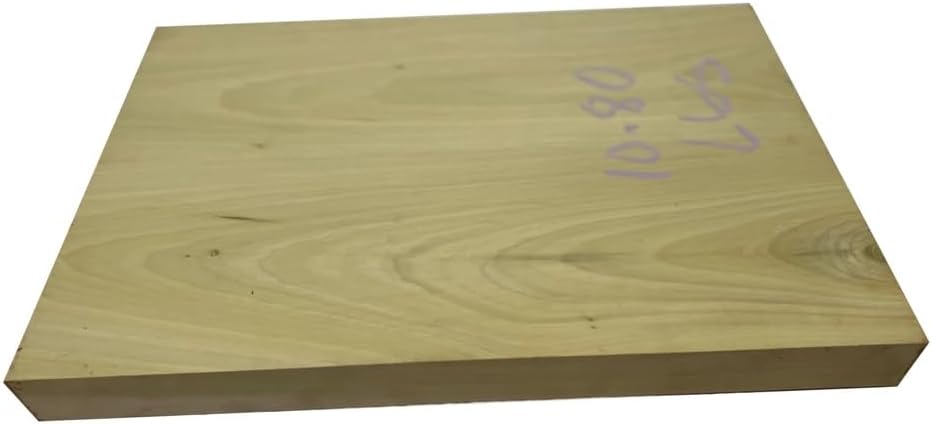 Exotic Wood Zone | Yellow Poplar Semi Explorer Electric/Bass Musical Wood Body Blanks | Guitar Luthier Tonewood Suppliers | Glued Unplaned - 24