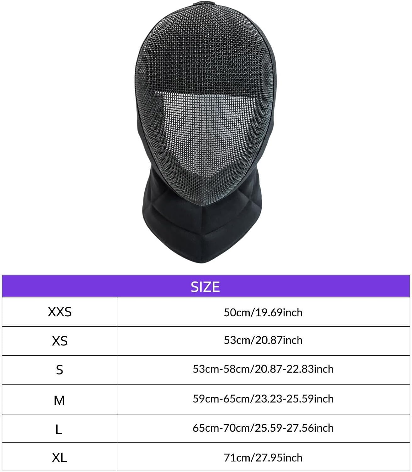 Generic Epee Fencing Face, Sports Accessories, Stabproof, Breathable, Professional, Kendo Gear Masque