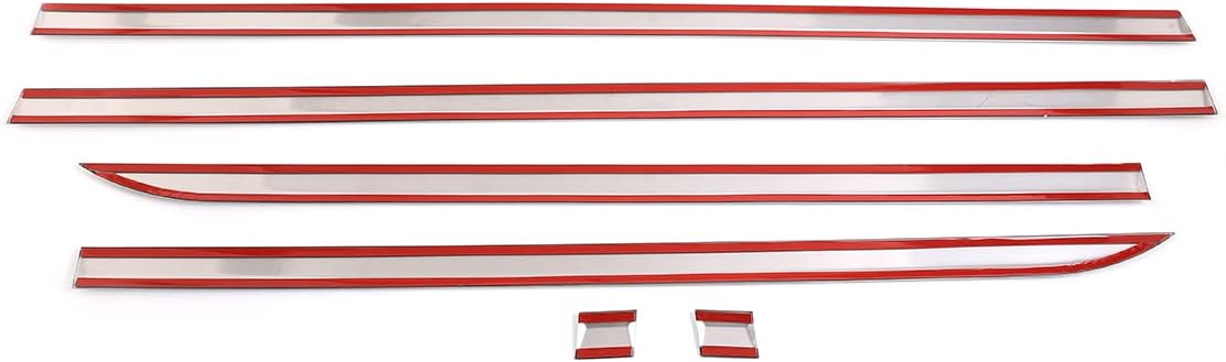 Aunginsy Car Body Panel Trim Strip Compatible with Toyota Tundra 2007-2021 Car Body Door Side Panel Stainless Steel Waistline Sticker Long Stripes Molding Decorative Cover Protect Exterior Accessories