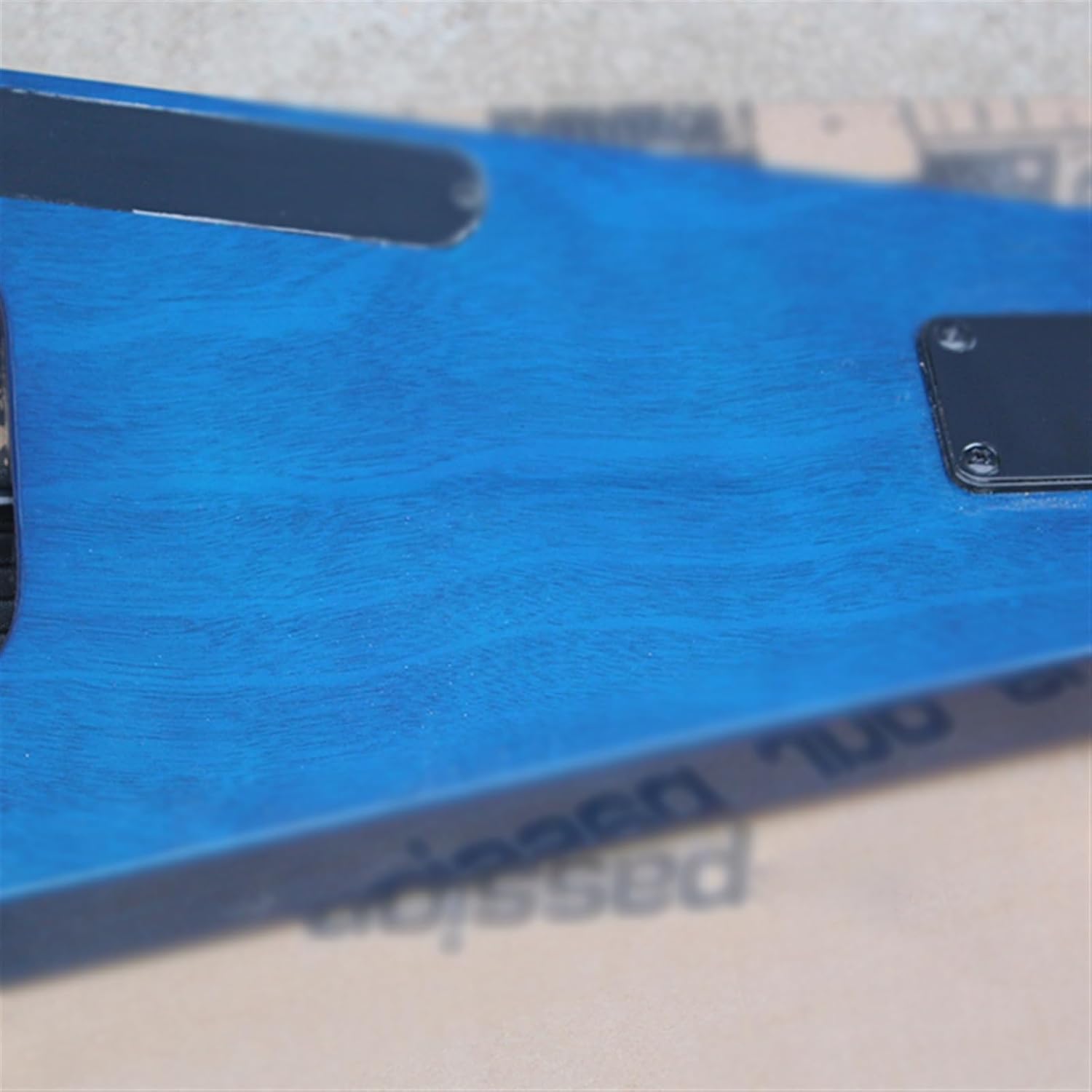 Blue 6 Strings 24 Frets 39 Inches Headless Electric Guitar with Rosewood Fretboard Professional Headless Guitar