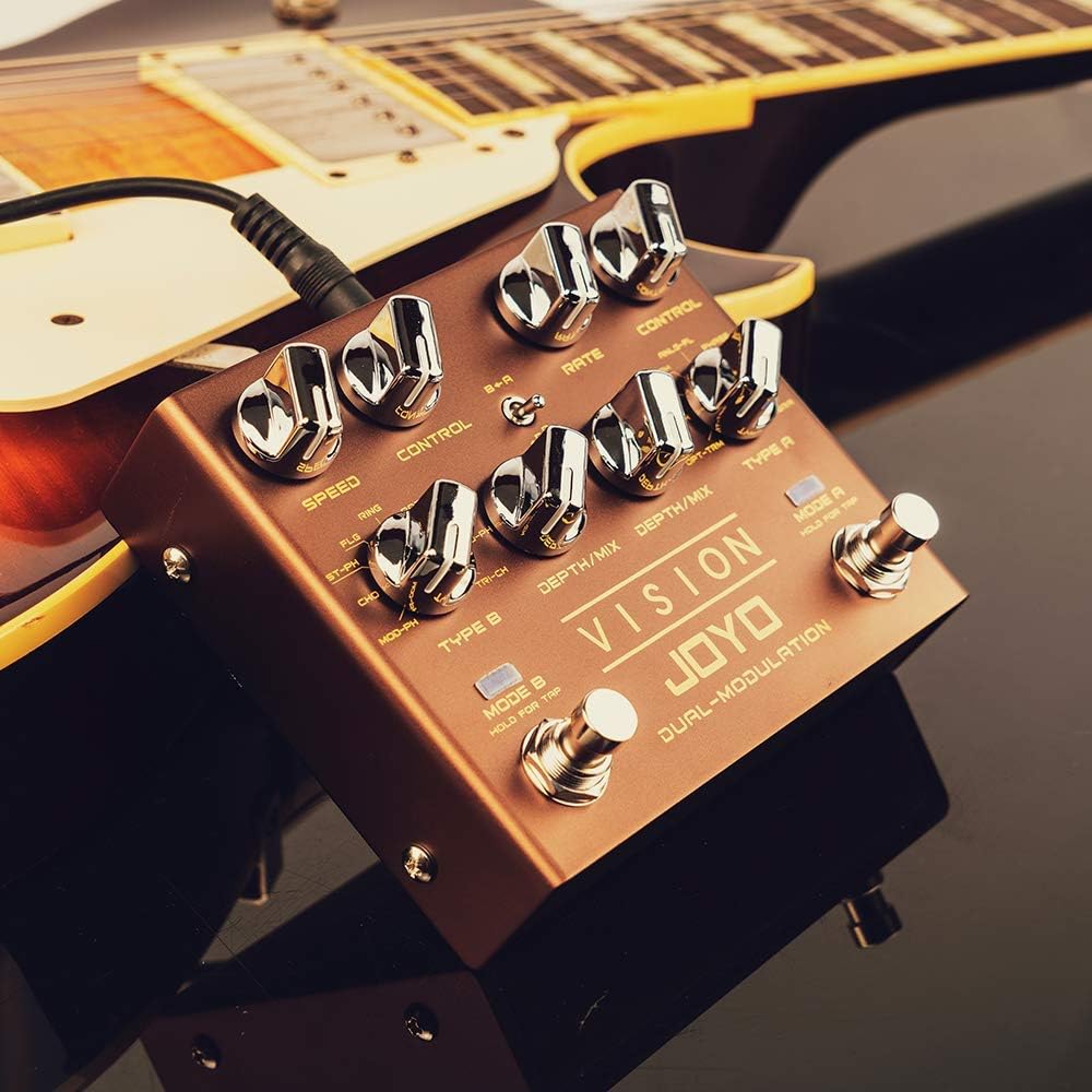 JOYO R-09 Dual Channel Modulation Bundle with R-08 Cabinet Modeling Power-amp Simulation Pedals for Electric Guitar Effects Most Frequently Combination Budget