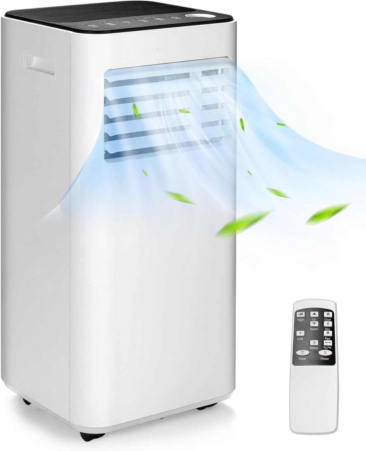 Portable Air Conditioners, SIMOE 10000 BTU Portable AC Unit with Dehumidifier & Fan Mode, 3-in-1 Air Conditioner Portable with Remote, Rooms up to 350 sq.ft, 24Hrs Timer, for Home Office Garage