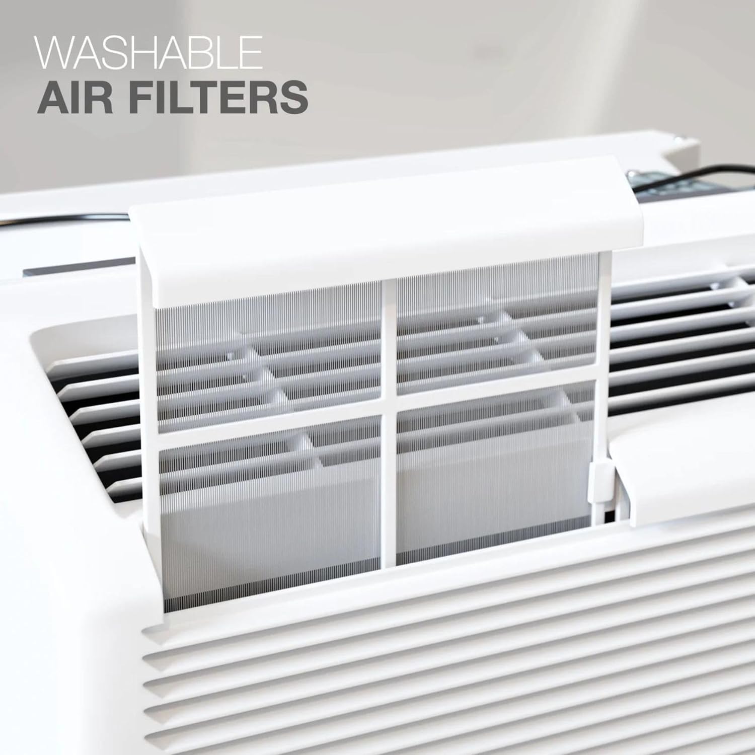 Cooper & Hunter 15,000 BTU PTAC Packaged Terminal Air Conditioner & Heat Pump – Built-In 3.5kW Electric Heater – Includes Wireless Smart Kit, Remote & Power Cord – R-32 Refrigerant