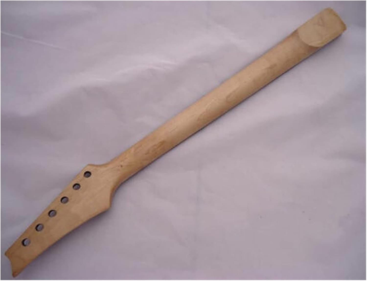 ZUZU Electric Guitar Neck 24 Fret Maple Parts Replacement Rosewood Fingerboard Unfinished Guitar Neck