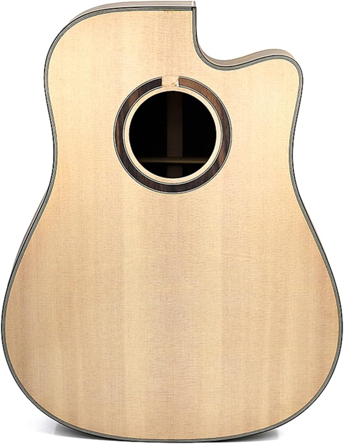 Folk Guitar Missing Corner Full Single Finished Barrel Combination Rosewood Back Side Spruce Veneer Guitar Material DIY Guitar Kit